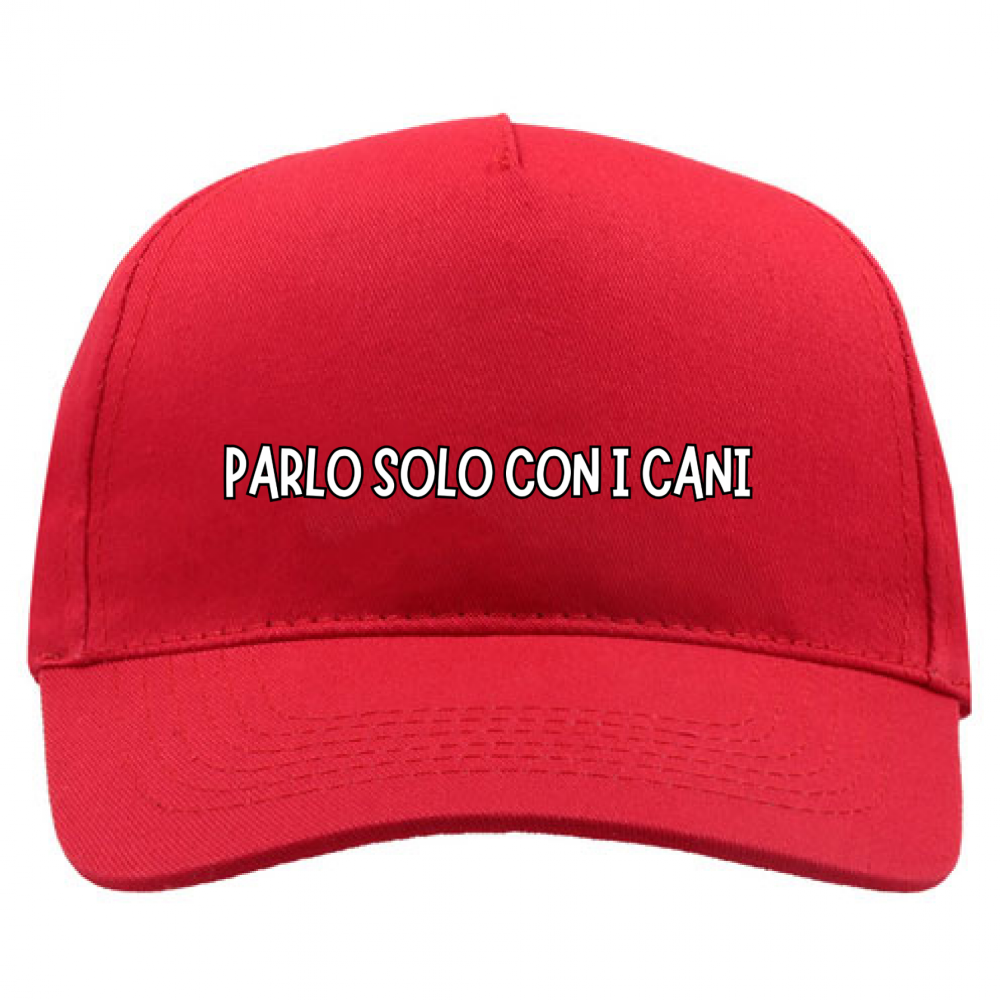 Baseball Cap Premium Cappellino PARLO SOLO CON I GATTI