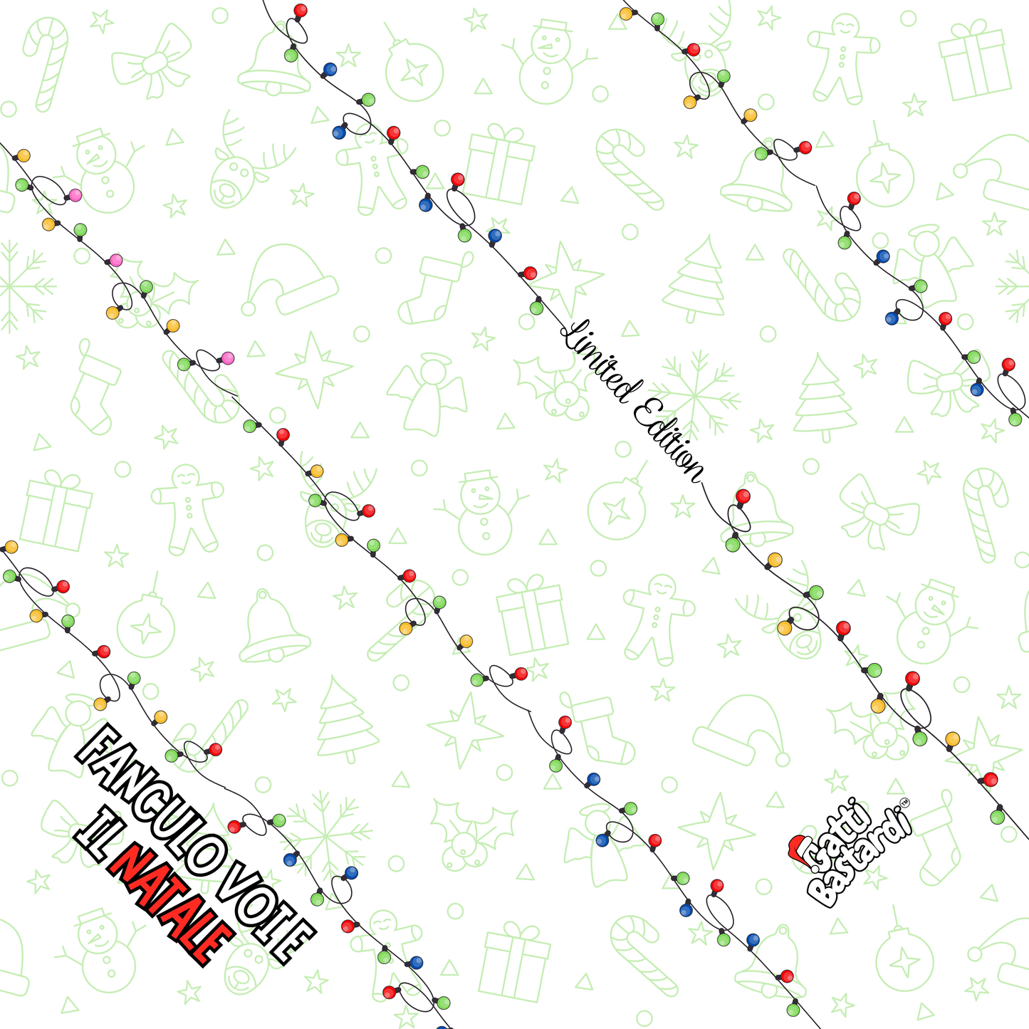 Bandana "FANCULO VOI E IL NATALE"