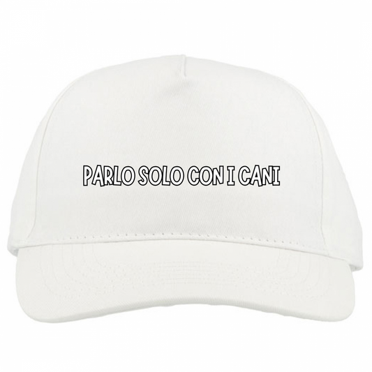 Baseball Cap Premium Cappellino PARLO SOLO CON I GATTI