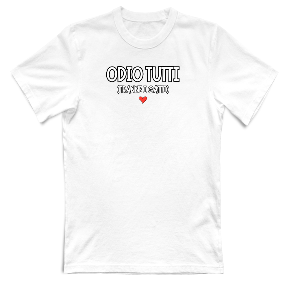 T-Shirt Unisex "ODIO TUTTI"
