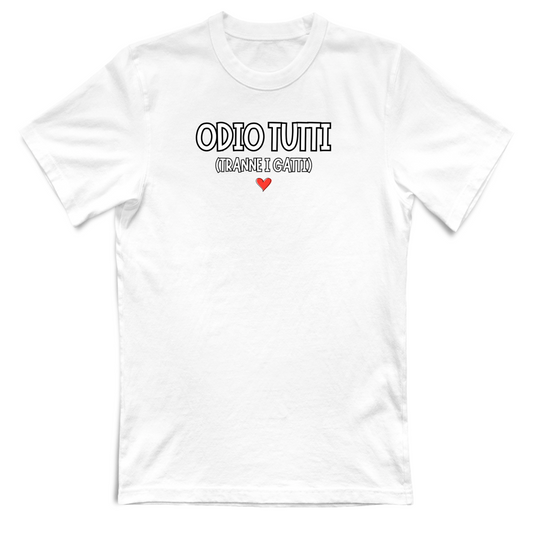 T-Shirt Unisex "ODIO TUTTI"
