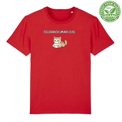 T-Shirt Unisex Premium Organic "TOLLERANZA UMANI"