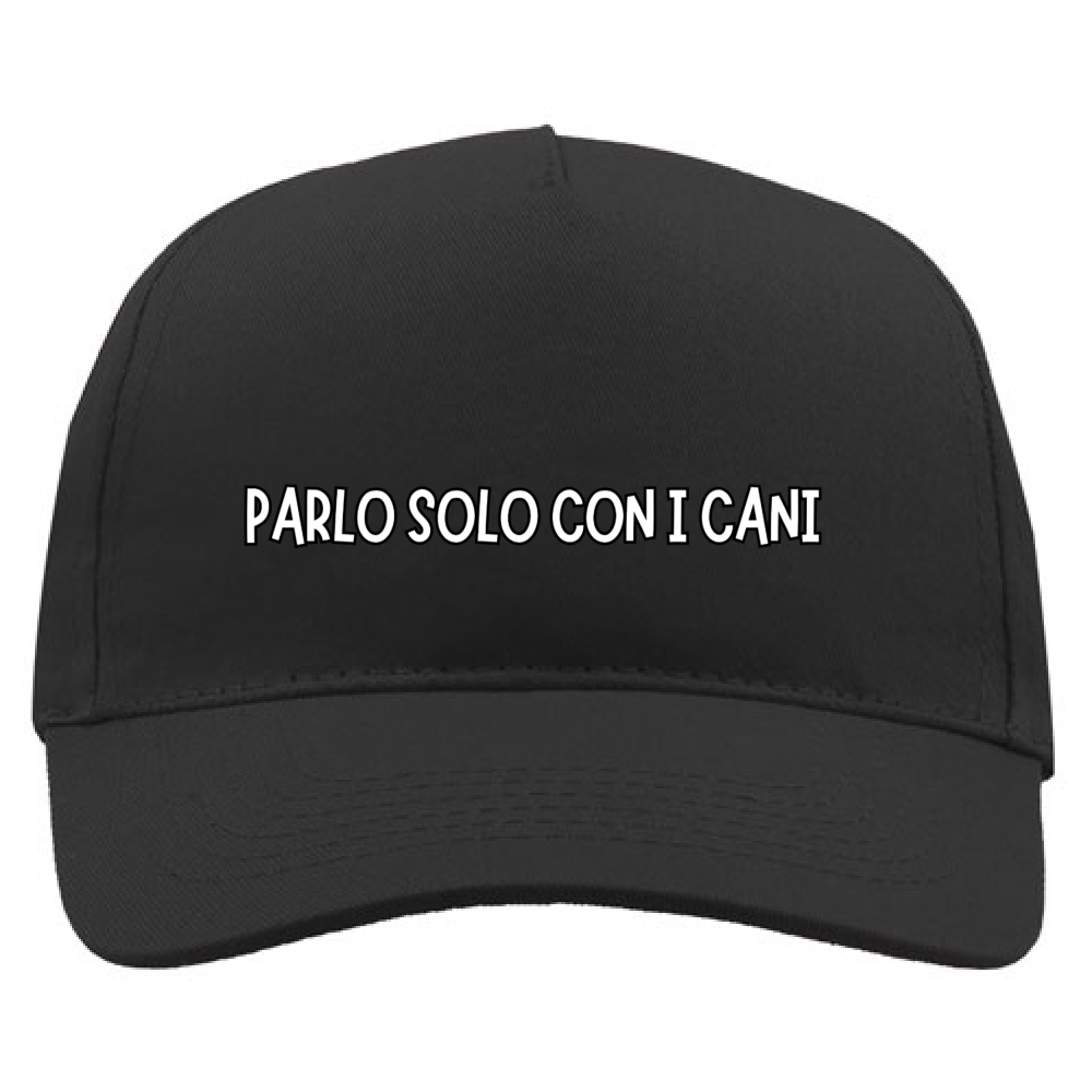 Baseball Cap Premium Cappellino PARLO SOLO CON I GATTI