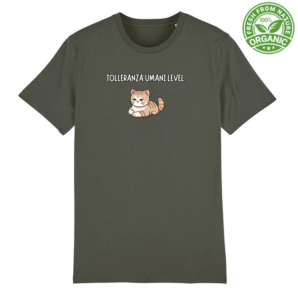 T-Shirt Unisex Premium Organic "TOLLERANZA UMANI"
