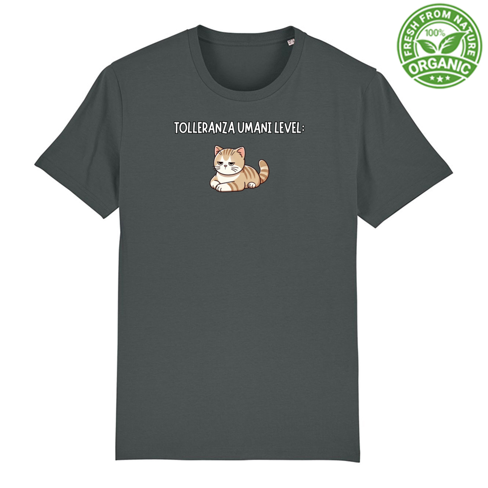 T-Shirt Unisex Premium Organic "TOLLERANZA UMANI"