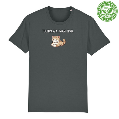 T-Shirt Unisex Premium Organic "TOLLERANZA UMANI"
