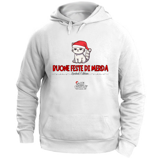 Felpa "BUONE FESTA DI MERDA"