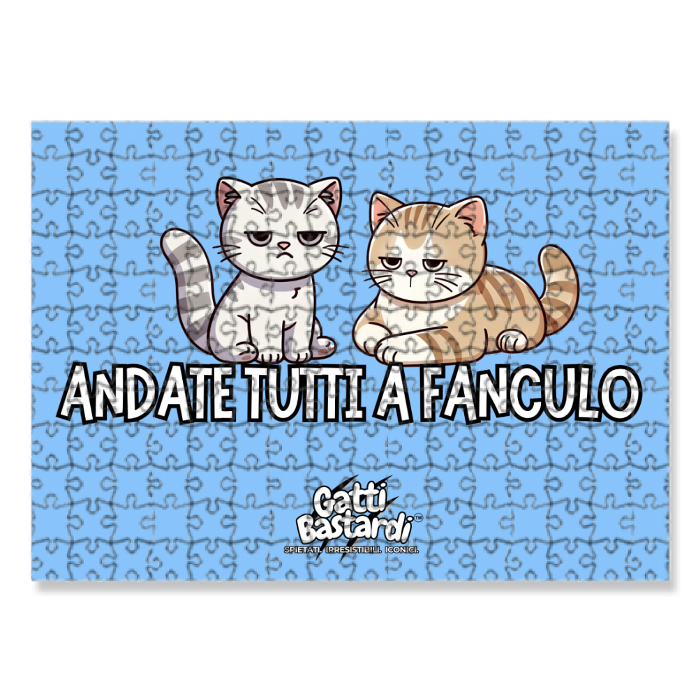 Puzzle "ANDATE TUTTI A FANCULO"