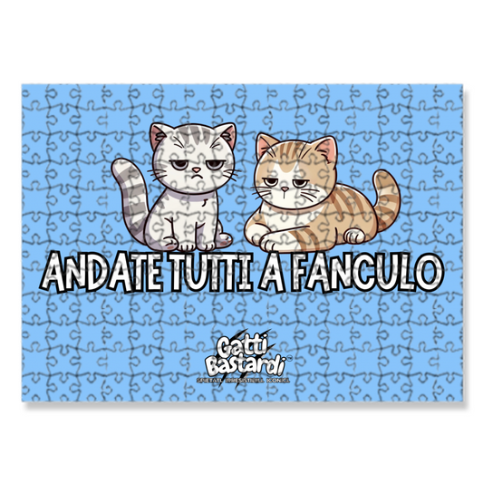 Puzzle "ANDATE TUTTI A FANCULO"