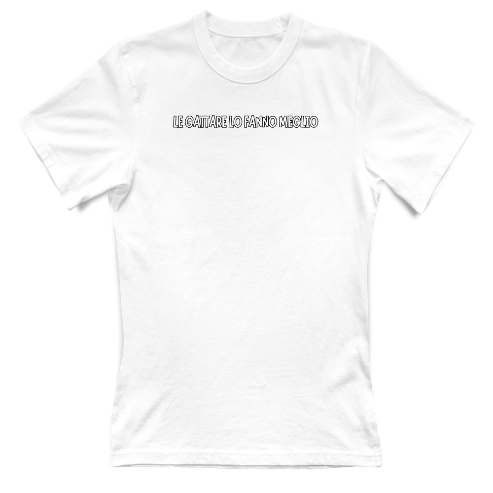 T-Shirt Donna LE GATTARE LO FANNO MEGLIO