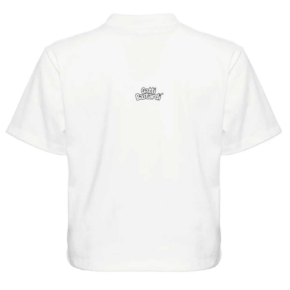 Top Crop T-Shirt Unisex Organic "FUCKING GATTARA"