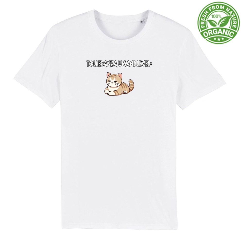 T-Shirt Unisex Premium Organic "TOLLERANZA UMANI"