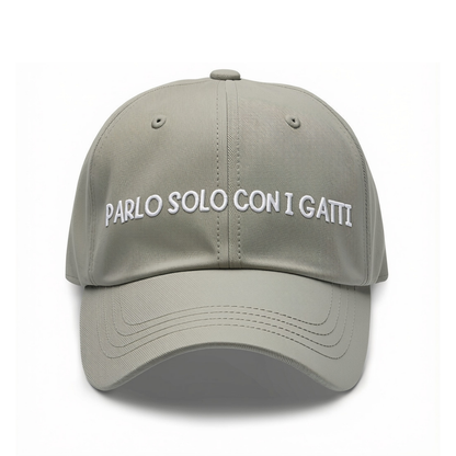 Cappellino "PARLO SOLO CON I GATTI"
