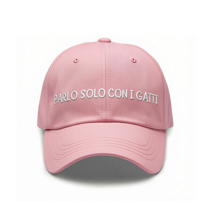 Cappellino "PARLO SOLO CON I GATTI"