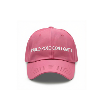 Cappellino "PARLO SOLO CON I GATTI"