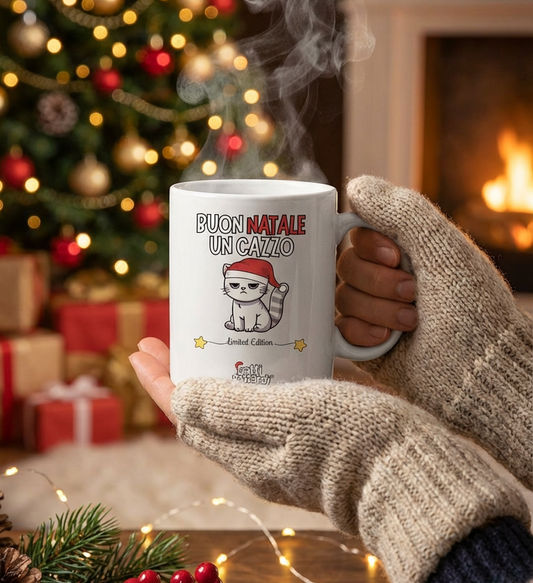 Tazza "BUON NATALE UN CAZZO"