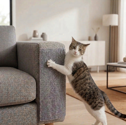 TAPPETO TIRAGRAFFI AUTOADESIVO – Perchè il gatto graffia dove cazzo gli pare