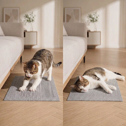 TAPPETO TIRAGRAFFI AUTOADESIVO – Perchè il gatto graffia dove cazzo gli pare