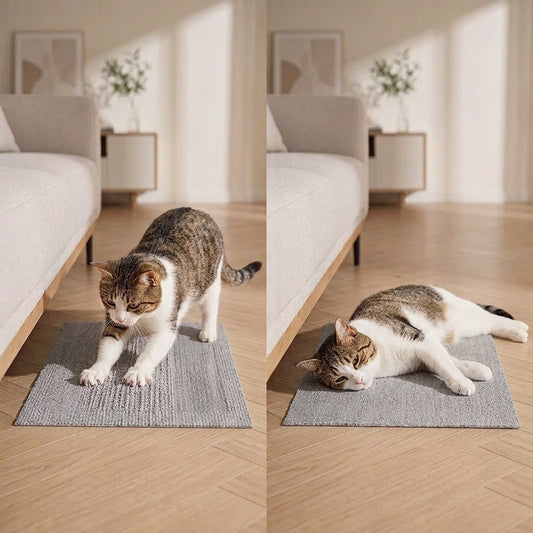 TAPPETO TIRAGRAFFI AUTOADESIVO – Perchè il gatto graffia dove cazzo gli pare