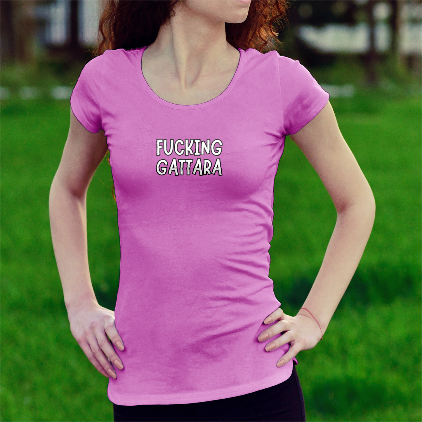 T-Shirt Organic "FUCKING GATTARA"