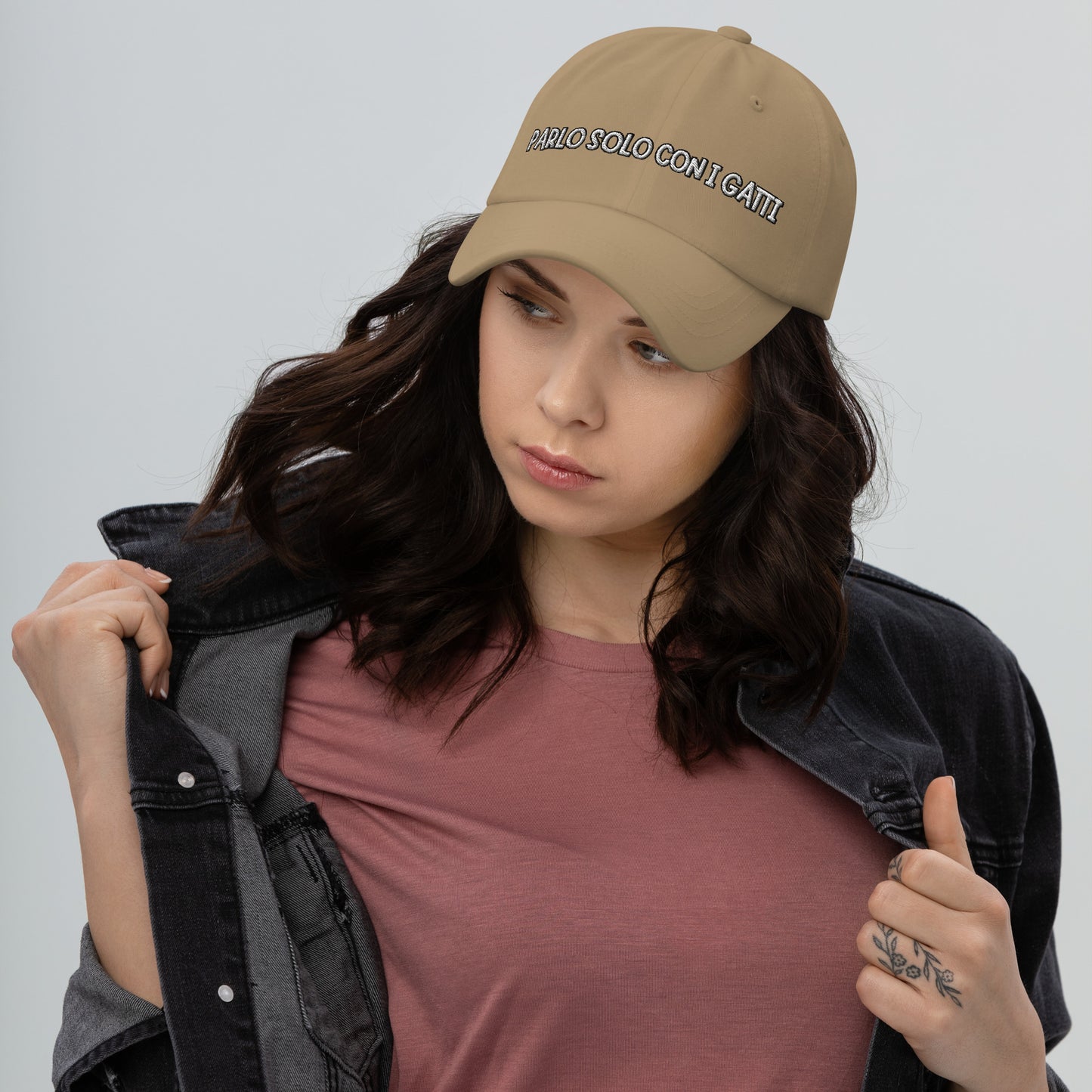 Cappellino "PARLO SOLO CON I GATTI"